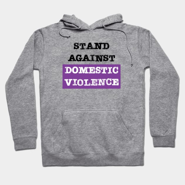 Stand against domestic violence Hoodie by Magic Moon